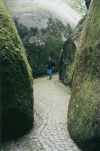 Pathway through the boulders