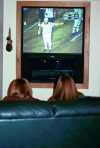 Wives enjoying BYU game